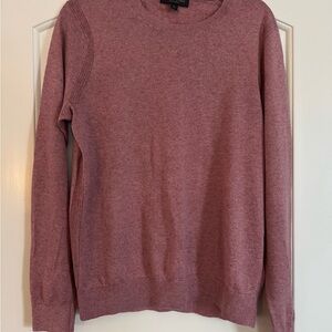 Banana Republic Men’s Red Heathered Silk Linen Sweater Small